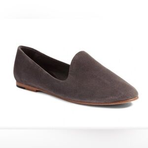 NWOT Women’s Vince Milo Grey Suede Loafers 8.5